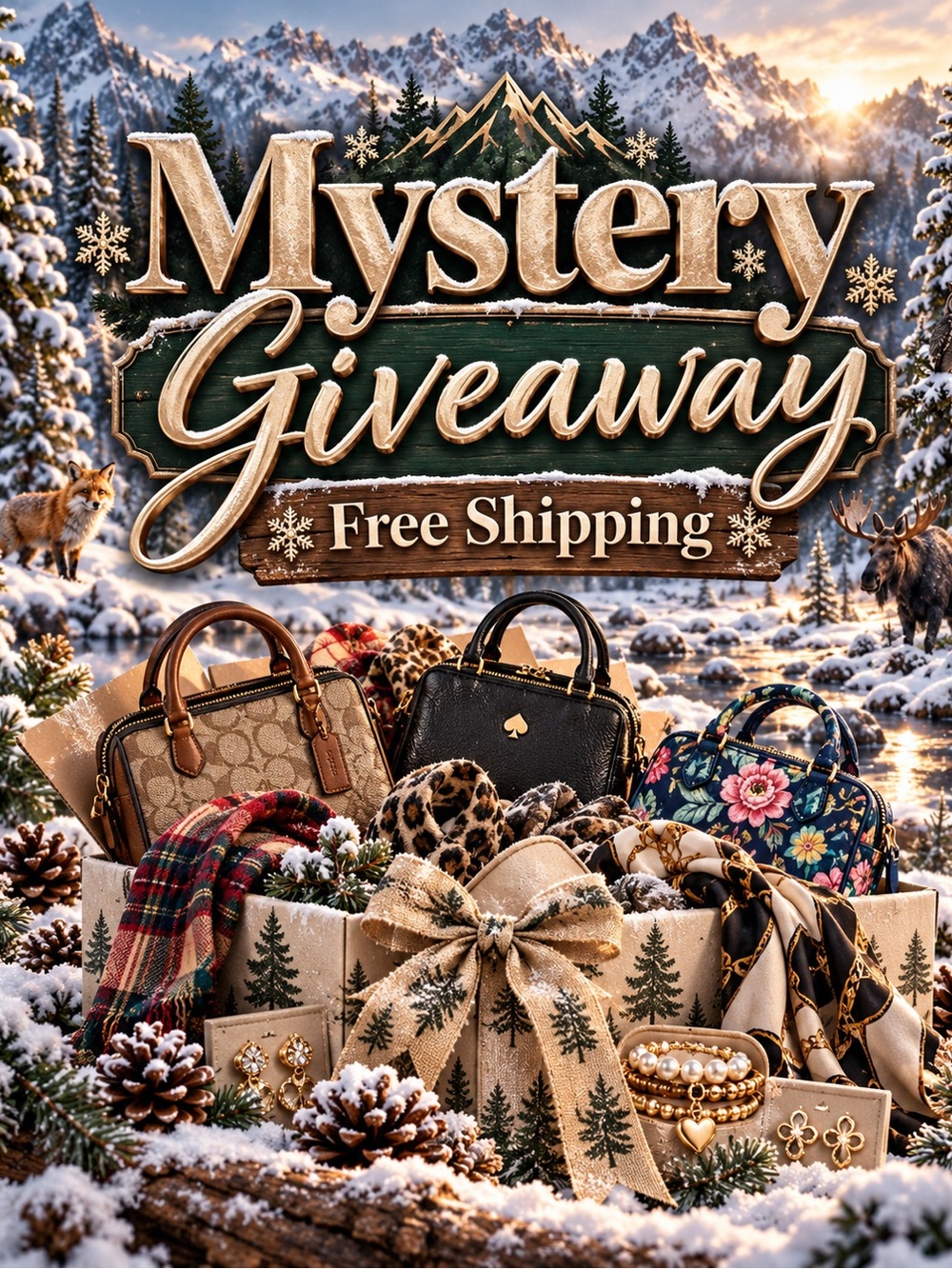 Mystery Giveaway & Free Shipping!